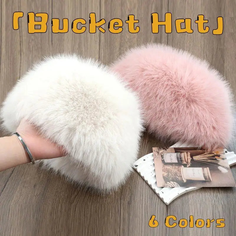 Winter Hat Faux Fur Women Men Unisex Warm Fleece Lining Ear Flaps Windproof Snow Outdoor Winter | Sansoti