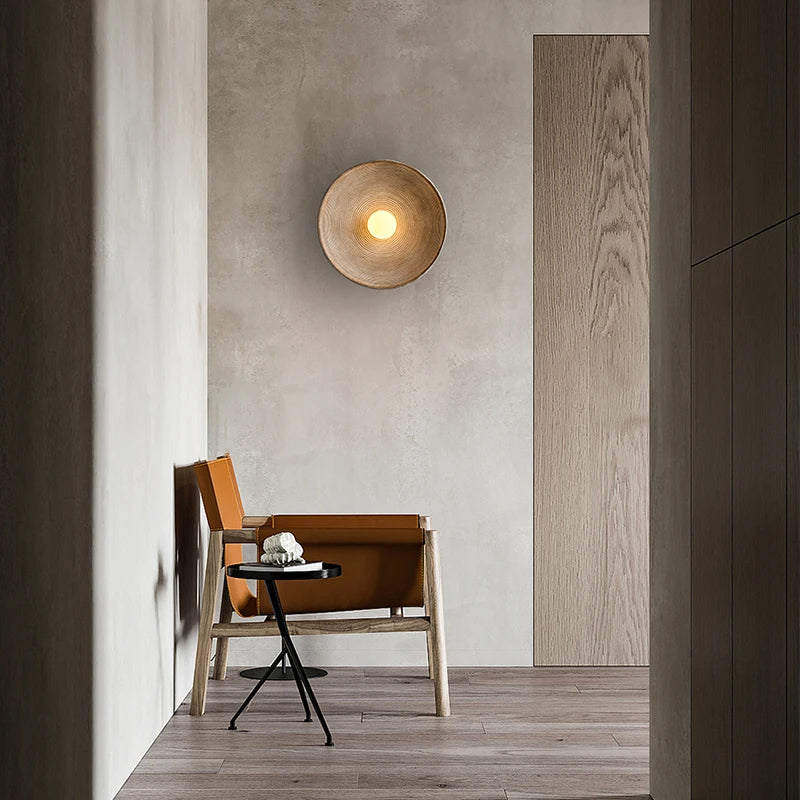 Wandlamp Rond Maan Design LED G4 Japandi Scandinavisch Ø20 Ø50 | Sansoti