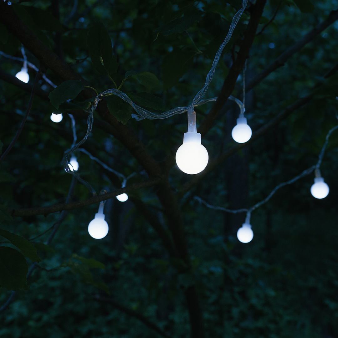 Sfeerverlichting met 20 LED-lampjes warm wit voor binnen en buiten decoratie feestverlichting 3 meter | Sansoti