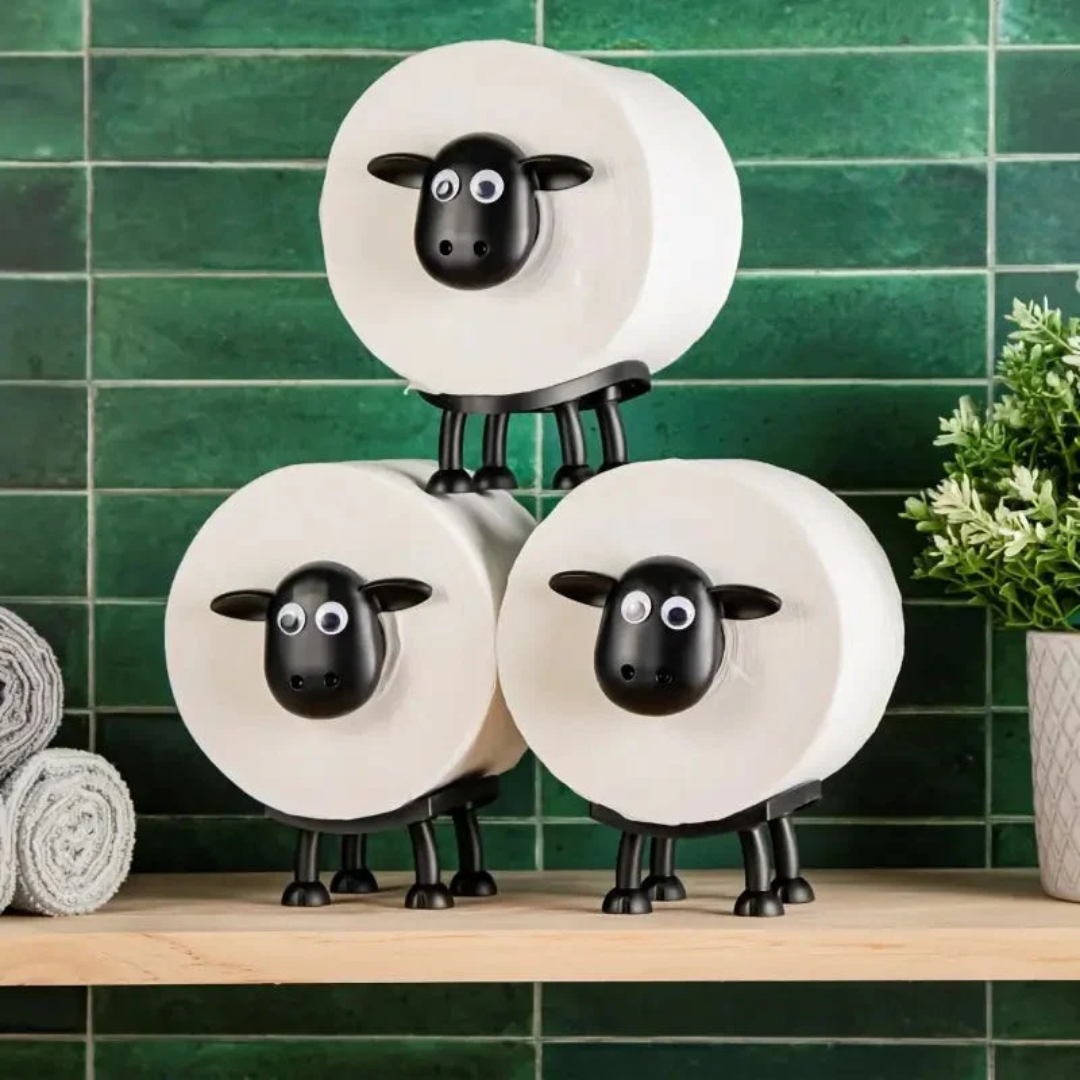 Toilettenpapierhalter Schaf Dekorativ 3er Set Für Bad Und Wohnbereich | Restfield
