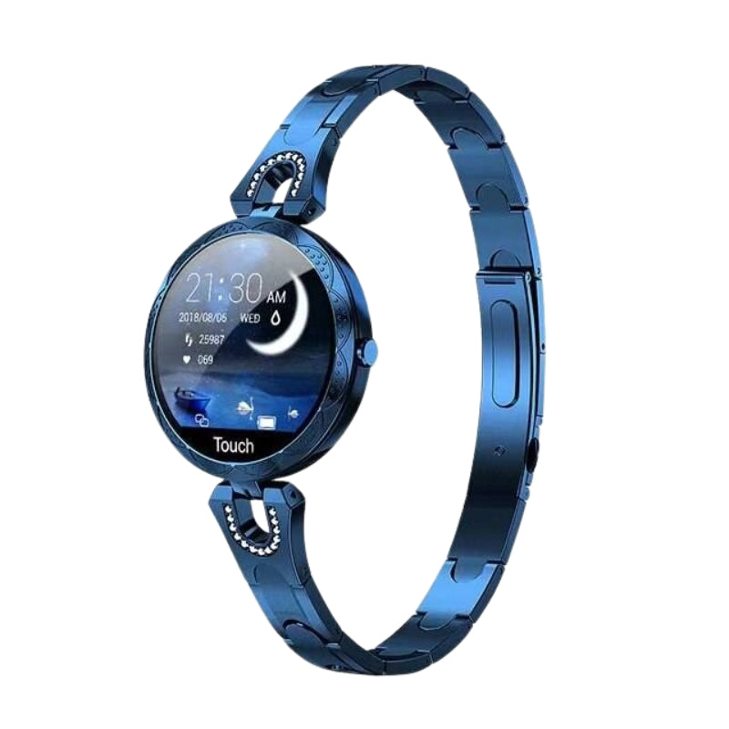 Waterdichte Smartwatch met Gezondheids- en Fitnessmonitoring – Roestvrij Staal | Sansoti