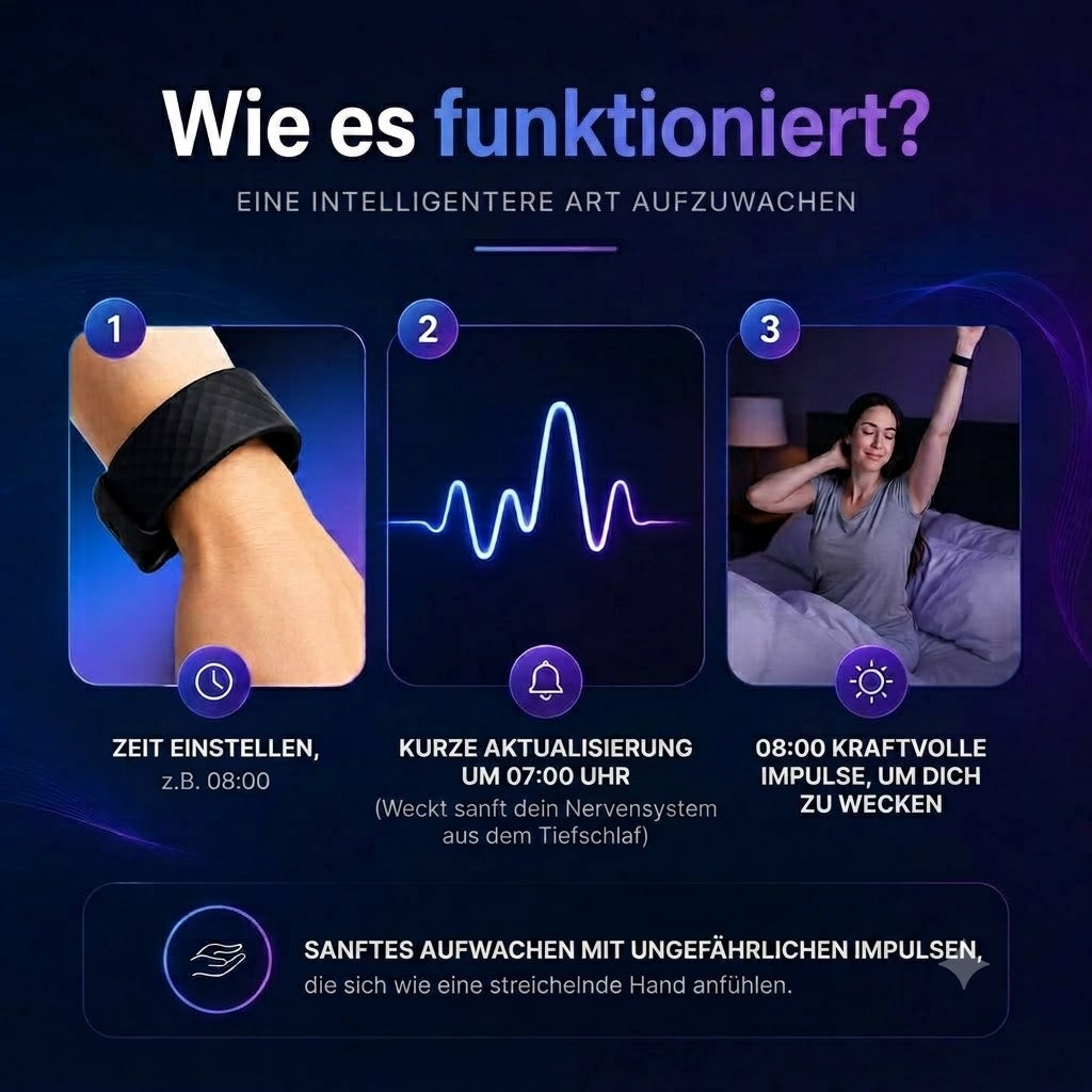Vibrationswecker Stiller Alarm einstellbare Stärke im Taschenformat Perfekt für ein gemeinsames Schlafzimmer Schwarz Grau Blau | Sansoti