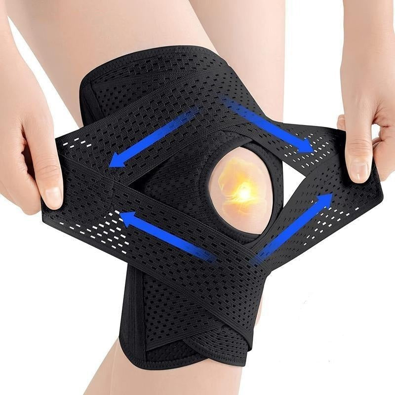 Adjustable Compression Knee Brace for Sports Training Running and Everyday Use Supportive | Sansoti