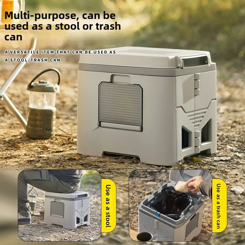 Toilettes de camping pliables sans odeur - toilettes portables pour le camping en plein air et les situations d’urgence à domicile | Sansoti