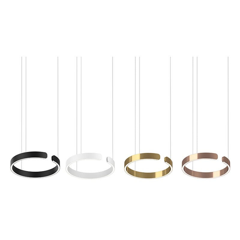 Ronde LED Hanglamp Meerdere Maten Eettafel Woonkamer Design Ringlamp Modern | Sansoti