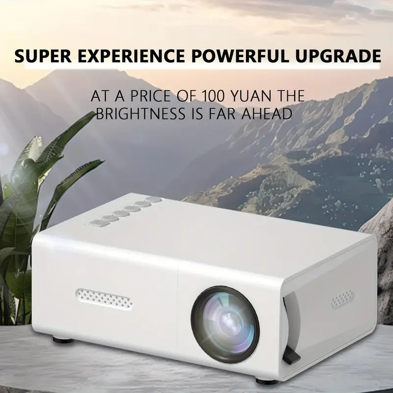 Compacte LED-projector 720P draadloos HDMI USB compatibel thuisbioscoop presentaties kantoor entertainment | Sansoti