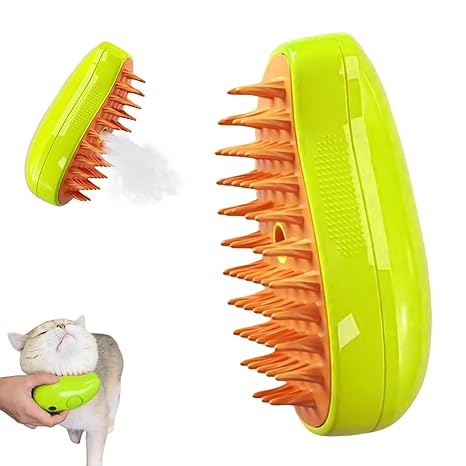 Verzorgingsborstel voor Katten en Honden met Stoomfunctie 3-in-1 Massage Kammen Vachtverzorging Huisdieren | Sansoti
