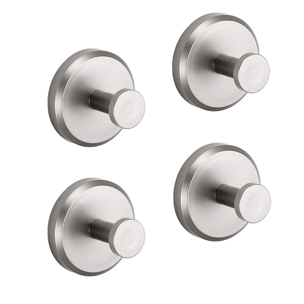 Handdoekhaak zonder Boren RVS Zuignap Badkameraccessoire Muurbevestiging Houder Handdoekhouder Zwart Zilver Goud Modern | Sansoti