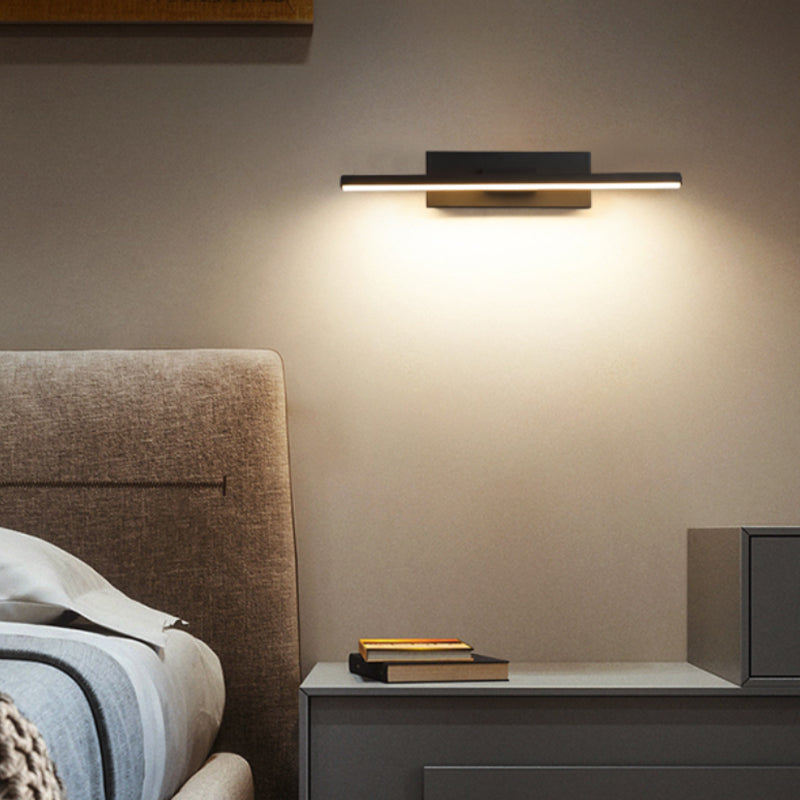 Modern LED Wall Light, Adjustable, Black and White, 30-50 cm, Accent Lighting for Hallway, Bedroom and Living Room | Sansoti