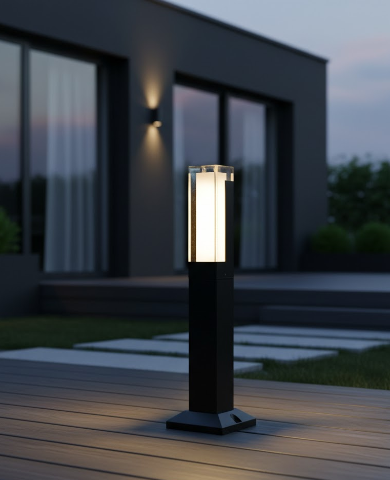Staande tuinlamp LED aluminium waterdicht moderne buitenverlichting voor pad terras oprit tuin 30-100cm | Sansoti