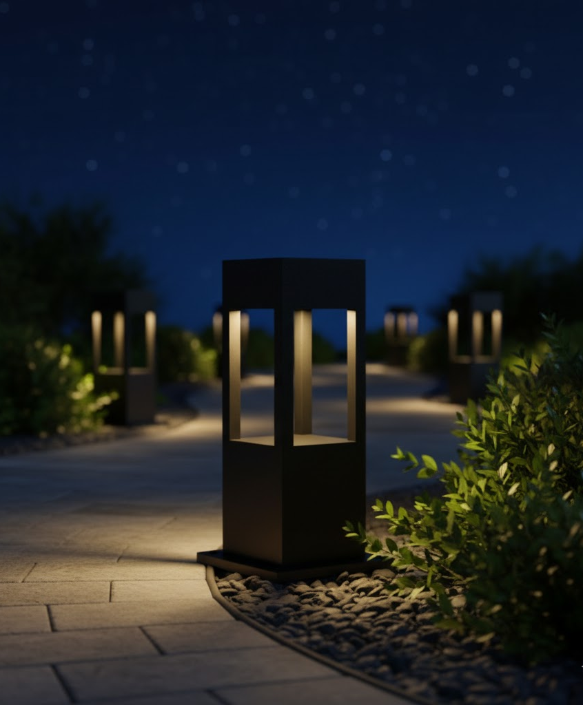 Staande tuinlamp LED aluminium waterdicht moderne buitenverlichting voor pad terras oprit tuin 30-100cm | Sansoti