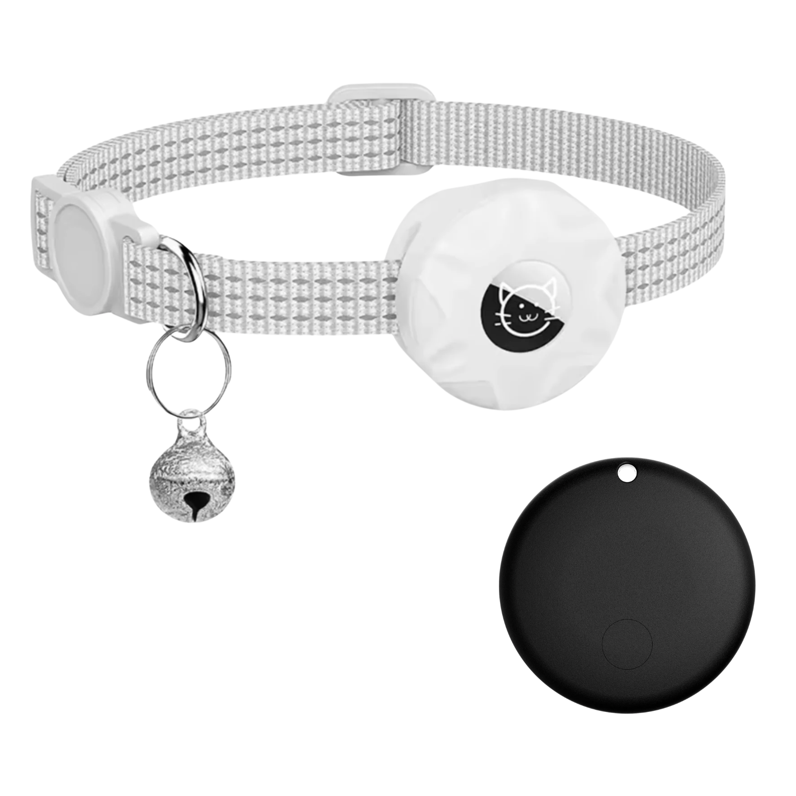 Slimme Locatietracker voor Honden en Katten met Reflecterend Halsband – Android – Compact & Waterdicht – 8-10 Maanden Batterijduur | Sansoti