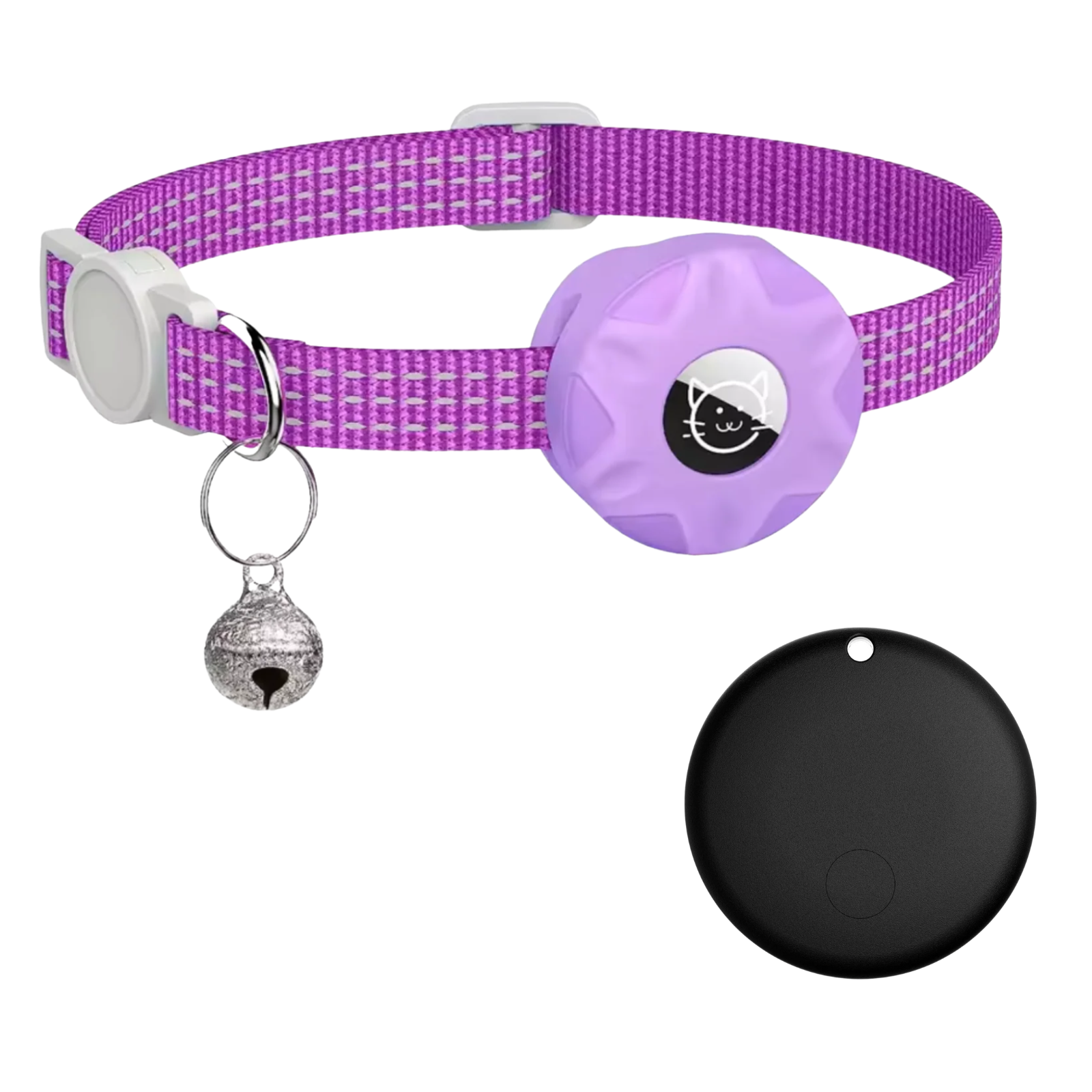 Slimme Locatietracker voor Honden en Katten met Reflecterend Halsband – Android – Compact & Waterdicht – 8-10 Maanden Batterijduur | Sansoti
