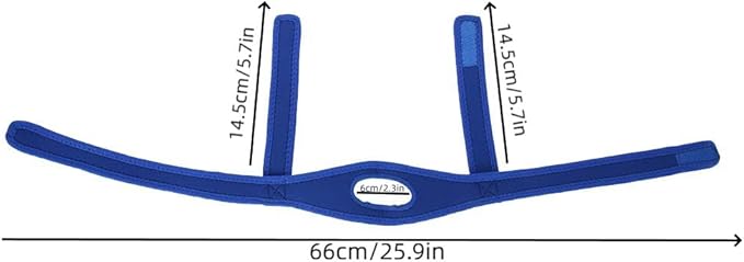 Anti-Snurk Kinband Verstelbaar Neopreen Slaapband Tegen Snurken 54-68cm | Sansoti