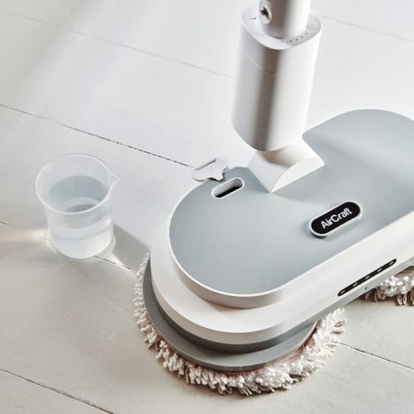 Elektrische Dweilsysteem Oplaadbaar met Sprayfunctie Wasbare Microfiber Pads voor Vloerreiniging Tegels | Sansoti