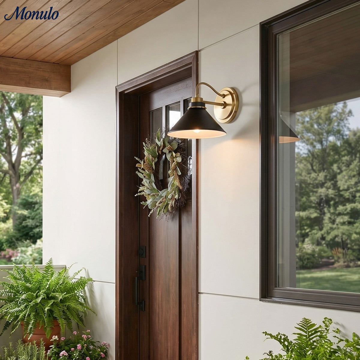 Globe Wandlamp met Gebogen Arm – Moderne Industriële Verlichting voor Badkamer, Slaapkamer en Gang | Sansoti