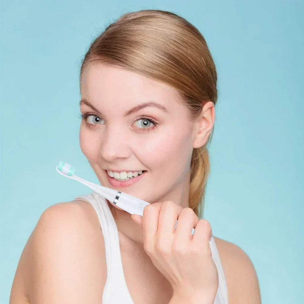 Brosse à dents électrique sonique avec plusieurs modes de brossage et têtes interchangeables pour soins bucco-dentaires quotidiens | Restfield