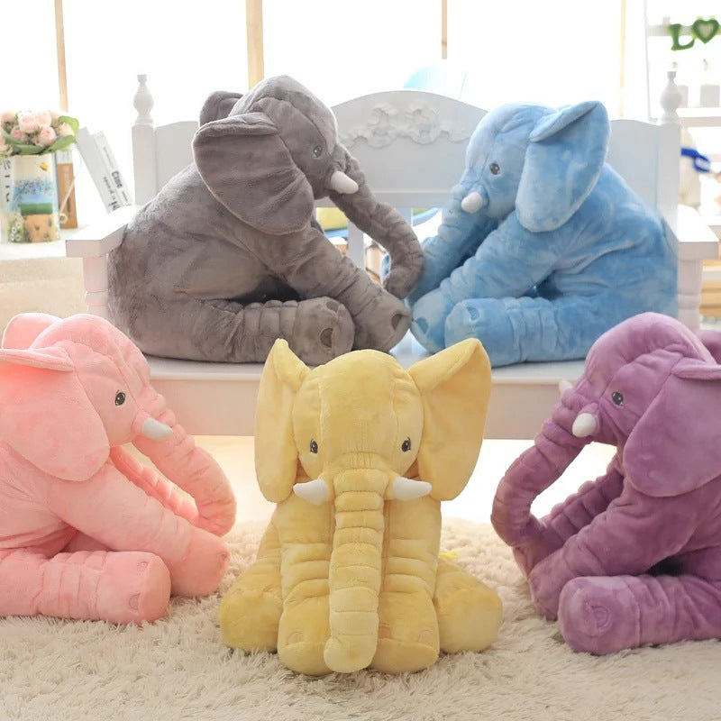 Zacht Pluche Olifant Babykussen 40cm of 60cm Knuffel voor Rust en Slaap | Sansoti