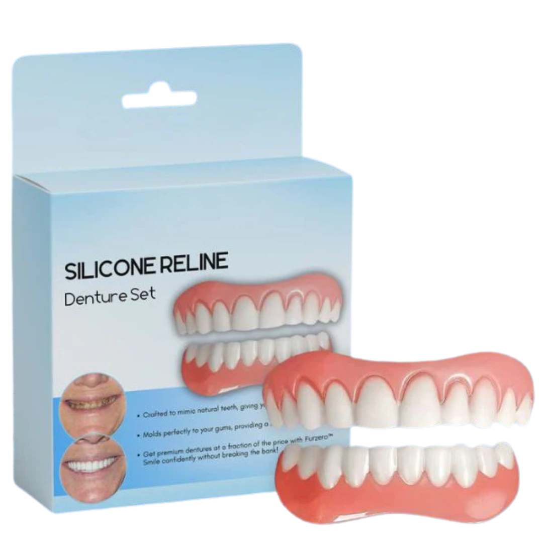 Silicone Cosmetic Teeth, Reusable Dentures for a Natural Smile at Parties and Events | Sansoti