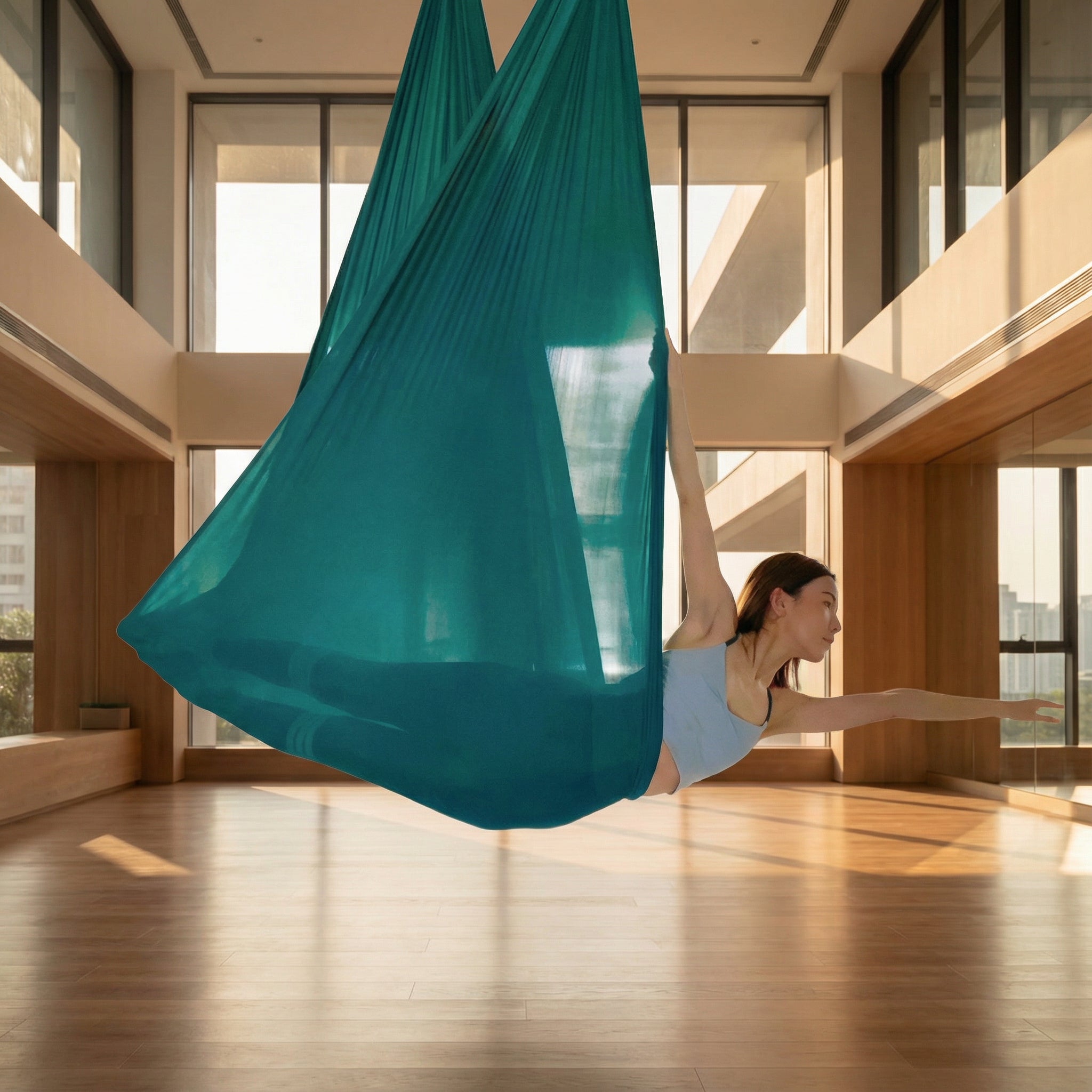 Aerial Yoga Schommel – Indoor Hangschommel voor Beweging & Ontspanning | Sansoti
