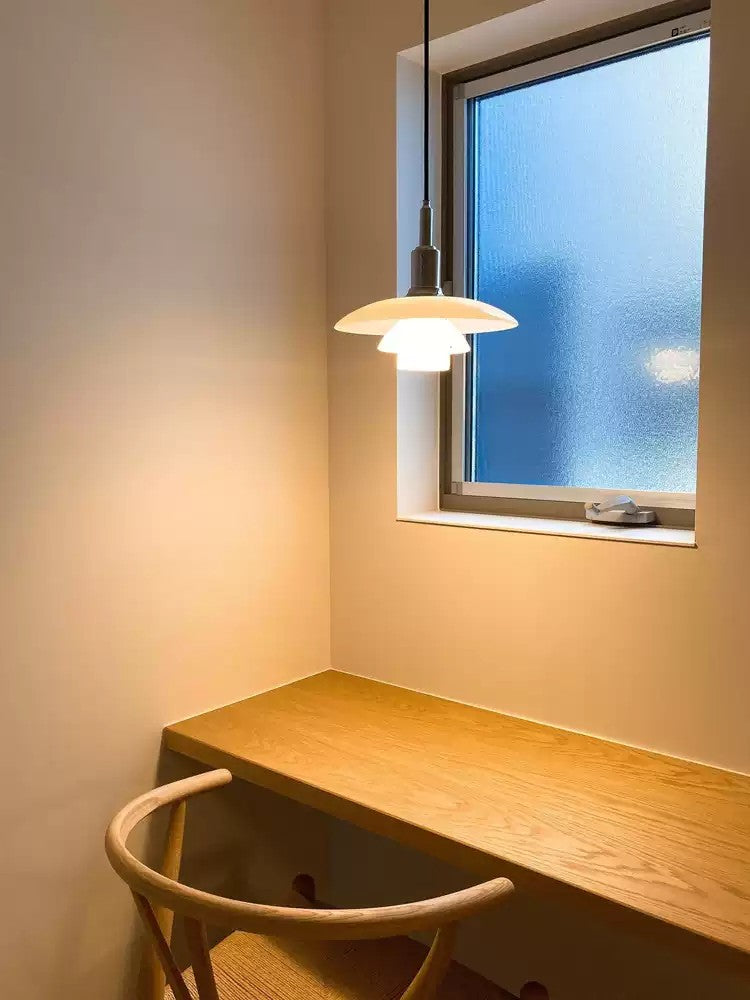 Hanglamp Glas Rond Scandinavisch Wit LED Woonkamer Eetkamer Slaapkamer Modern | Sansoti