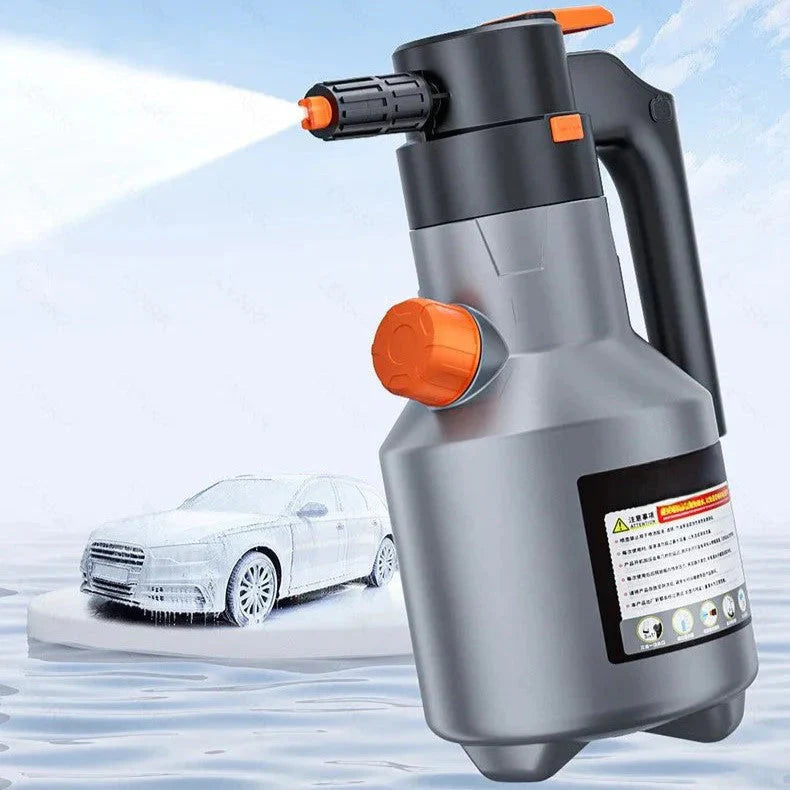 Elektrische Schuimspuitfles Auto Draadloos 22 x 30,5 cm Verstelbare Nozzle Wasbeurt Voertuigonderhoud | Sansoti