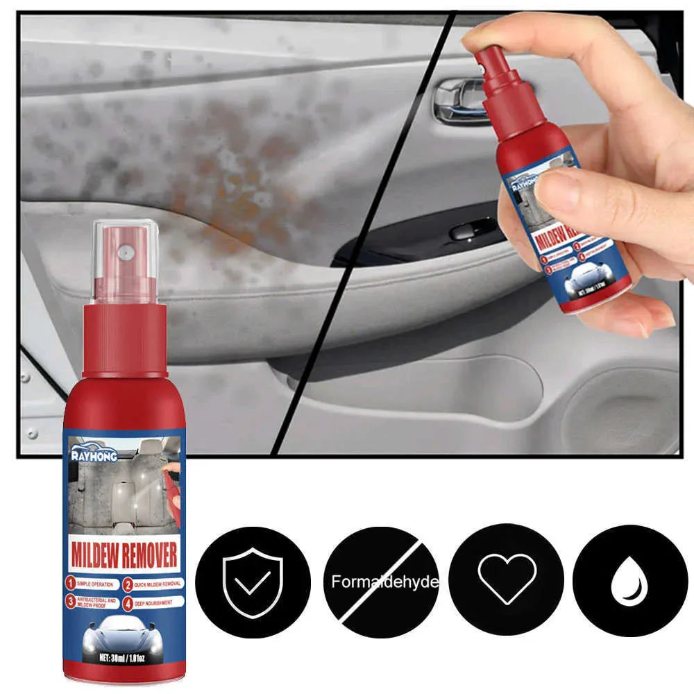 Schimmelverwijderaar Spray voor Auto 2 Stuks – Geschikt voor Leer, Stof en Kunststof Interieur | Sansoti