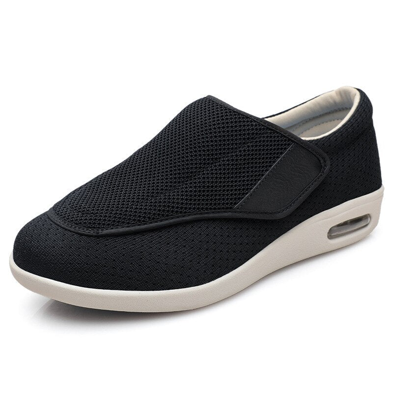 Chaussures ajustables extra larges pour pieds sensibles avec semelle intérieure amovible et fermeture auto-agrippante pointure 36-46 | Sansoti