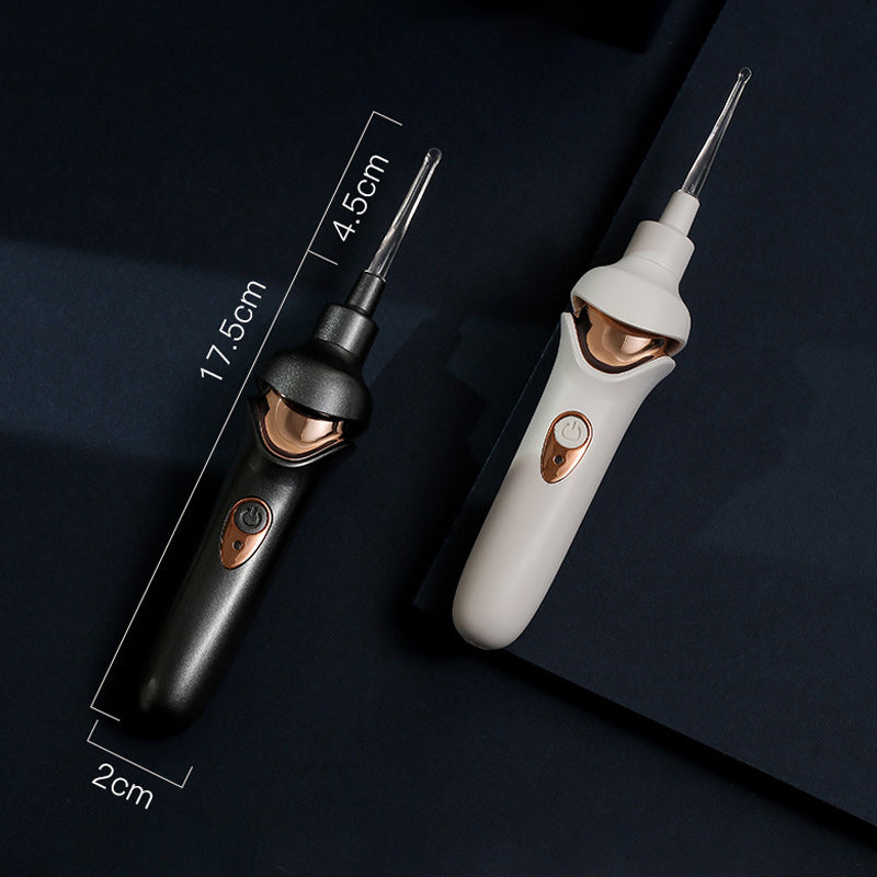 Elektrische Oorreiniger met 5 Opzetstukken Siliconen USB Oplaadbaar voor Veilige Oorhygiëne Alle Leeftijden Geruisloos 32dB Zachte Reiniging Inclusief Opbergdoos | Sansoti