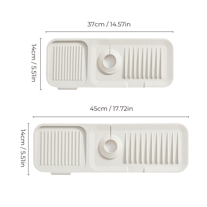 Kraanmat Siliconen Waterafvoer Anti Slip Gootsteen Bescherming Keuken Badkamer | Sansoti