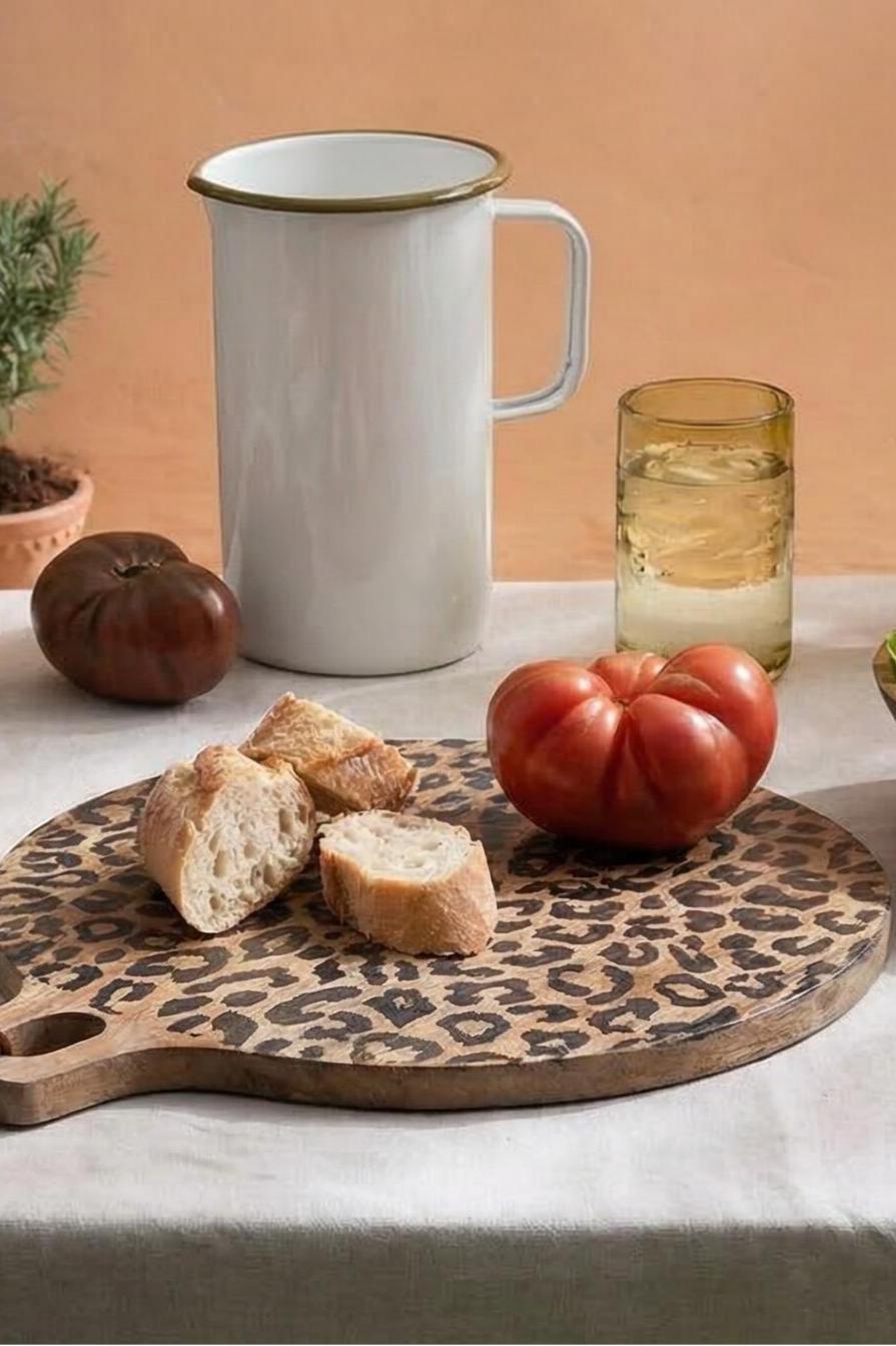 Houten Serveerplank Sapelehout Rond en Vierkant Scandinavisch Design voor Keuken en Tafel | Sansoti