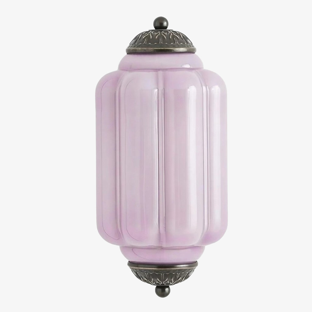 Eloise Vintage Scalloped Milk Glass Wall Sconce - Modern Accent Lighting for Bathroom and Bedroom