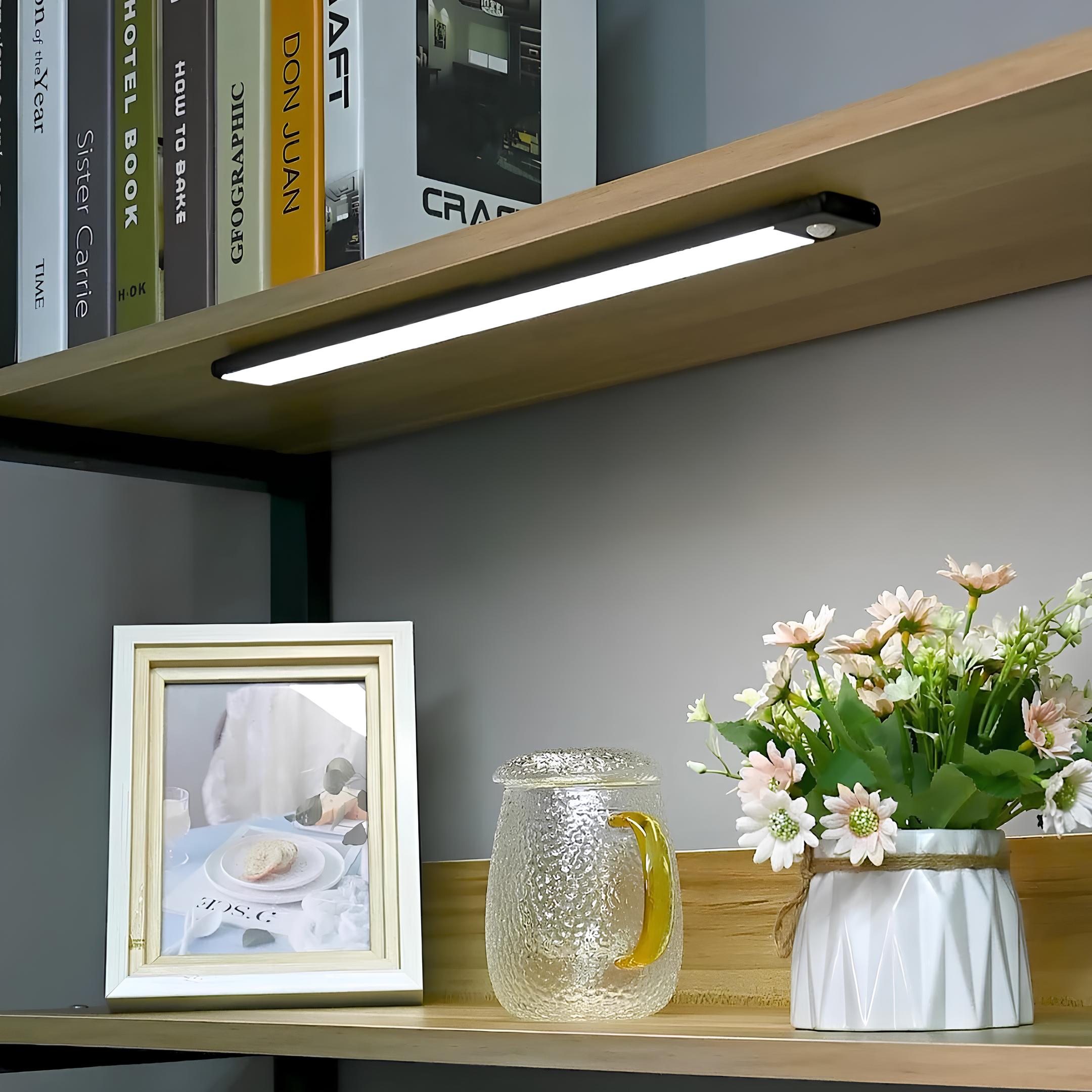 Bewegingssensor Lamp Draadloos ABS Compact Hal Trap Kast Nachtlamp Automatisch Licht USB Oplaadbaar | Sansoti