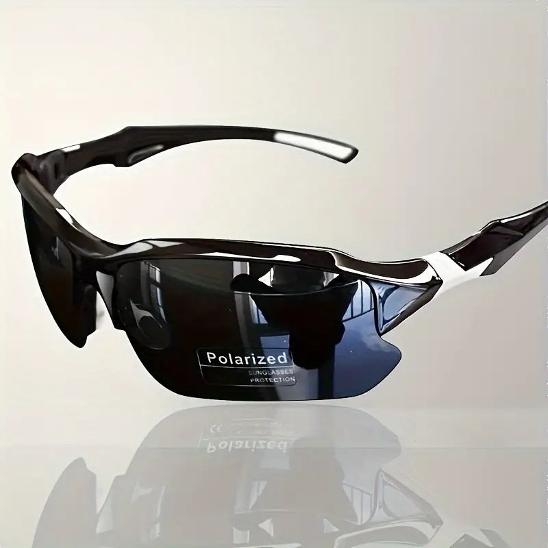 Sportieve Zonnebril met Gepolariseerde Glazen voor Fietsen en Hardlopen Zomer 2025 - UV-Bescherming Lichtgewicht Frame Unisex Outdoor Sport Eyewear | Sansoti