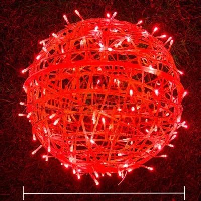 LED Lichtbol Buiten Waterdicht 20cm IP65 Warm Wit Tuinverlichting | Sansoti