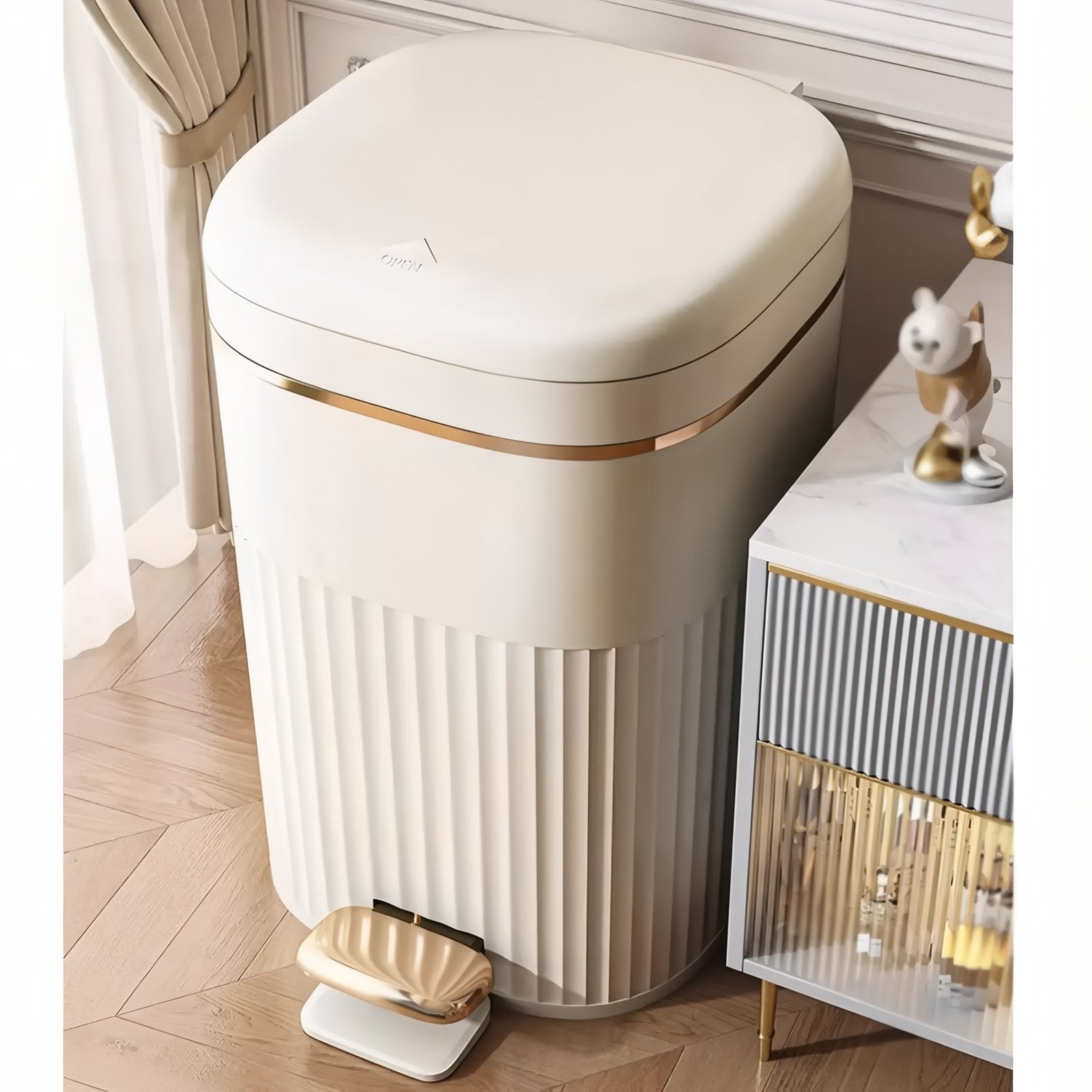 Pedaalemmer met Elegant Design – Hygiënische Afvalbak voor Badkamer en Keuken
