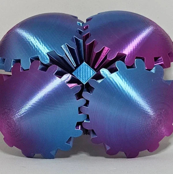 3D Relaxation Ball with Gears for Concentration Stress Relief Office Home Work Studying Focus | Sansoti