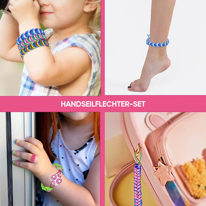 Kids' Braiding Kit for Making Bracelets Creative Toy with Braiding Disc Beads and Accessories DIY | Sansoti
