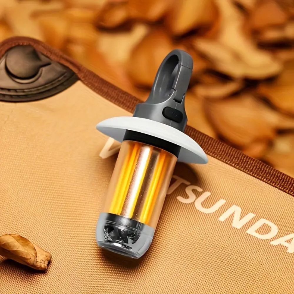 Oplaadbare Tentlamp met 8 LED-Filamenten en 5 Lichtmodi voor Kamperen Wandelen en Outdoor Avonturen Sfeer | Sansoti