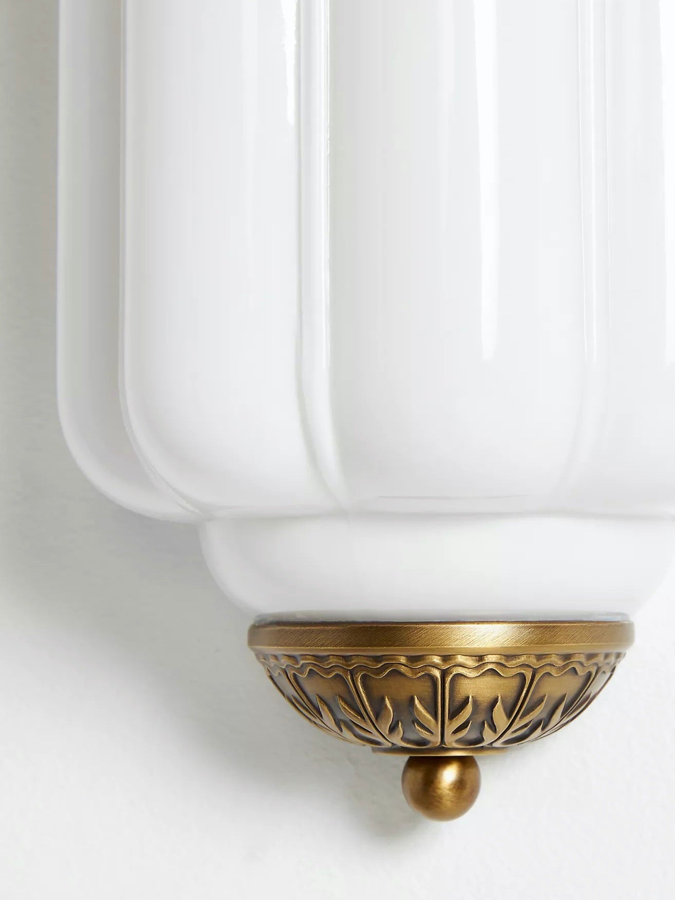Wandlamp Melkglas voor Slaapkamer Gang Scandinavische Stijl | Sansoti