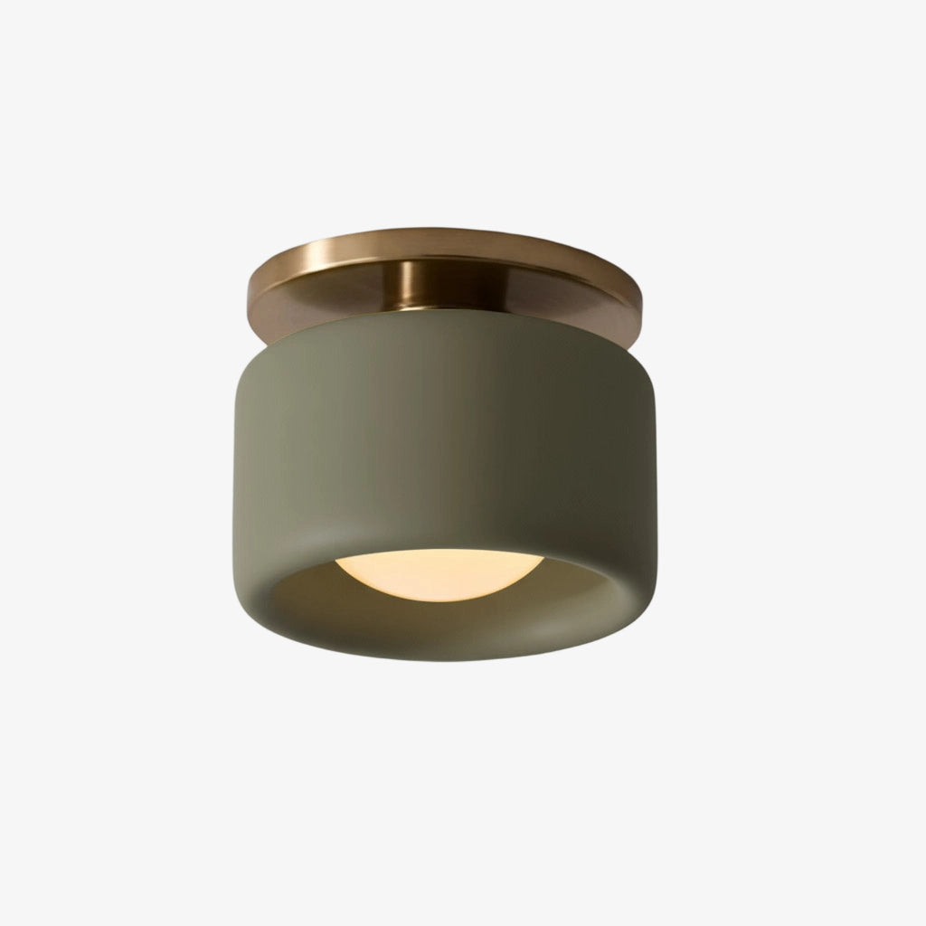 Porselein Plafondlamp Rond Modern – Zachte Sfeerverlichting voor Gang Kantoor Keuken | Sansoti