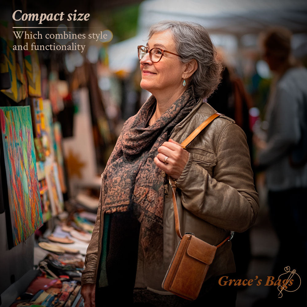 Compacte Leren Schoudertas Dames Crossbody Minimalistische Handtas Verstelbare Draagband Dagelijks Gebruik | Sansoti
