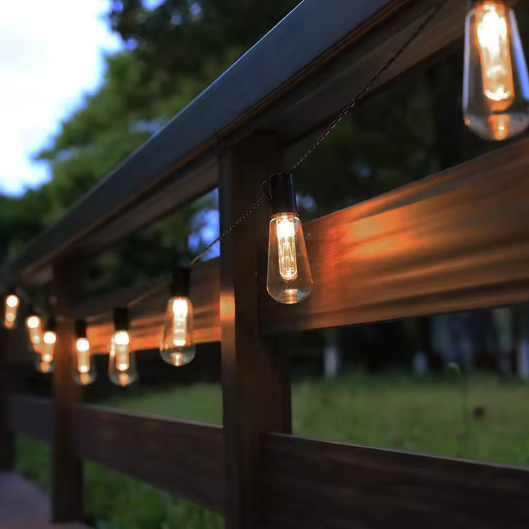 Solar LED Lichtsnoer 5-10m Outdoor Waterdicht Tuinverlichting Camping Decoratie | Sansoti