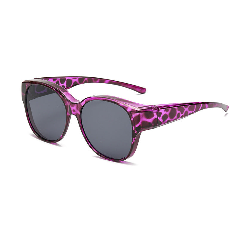 Overzet Zonnebril met Gepolariseerde UV400 Glazen – Past Over Normale Bril – Trendy Cat-Eye Montuur | Sansoti