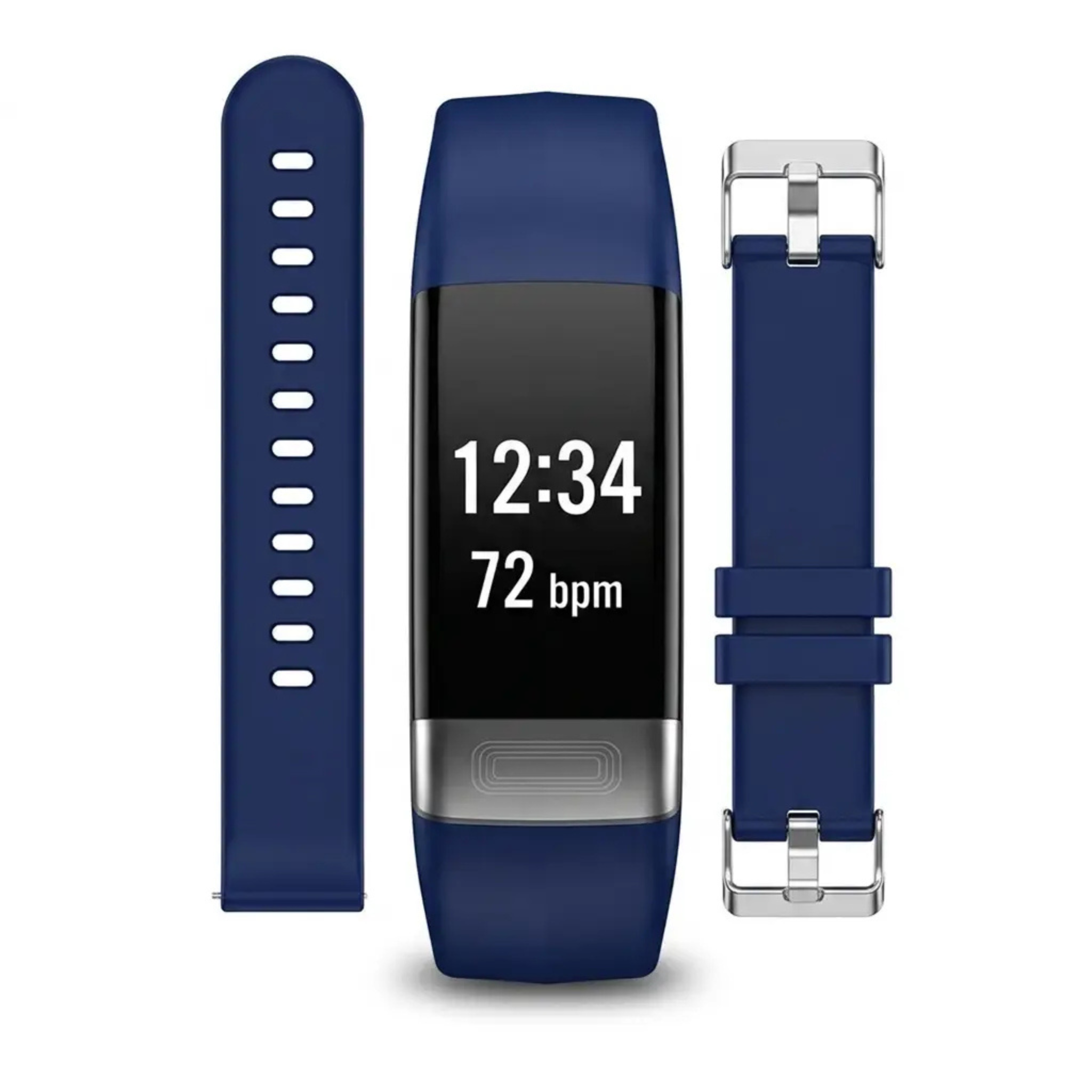Smartwatch met Bloeddrukmeter, ECG, Hartslagmeter, Zuurstofsaturatie en Slaaptracking – Gezondheidsmonitor | Sansoti