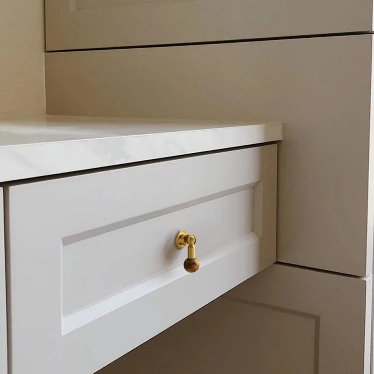 Kristallen Kastknoppen Messing 128mm Lade Handgreep Meubelhardware Elegant Decoratief Luxe Interieur Design | Sansoti