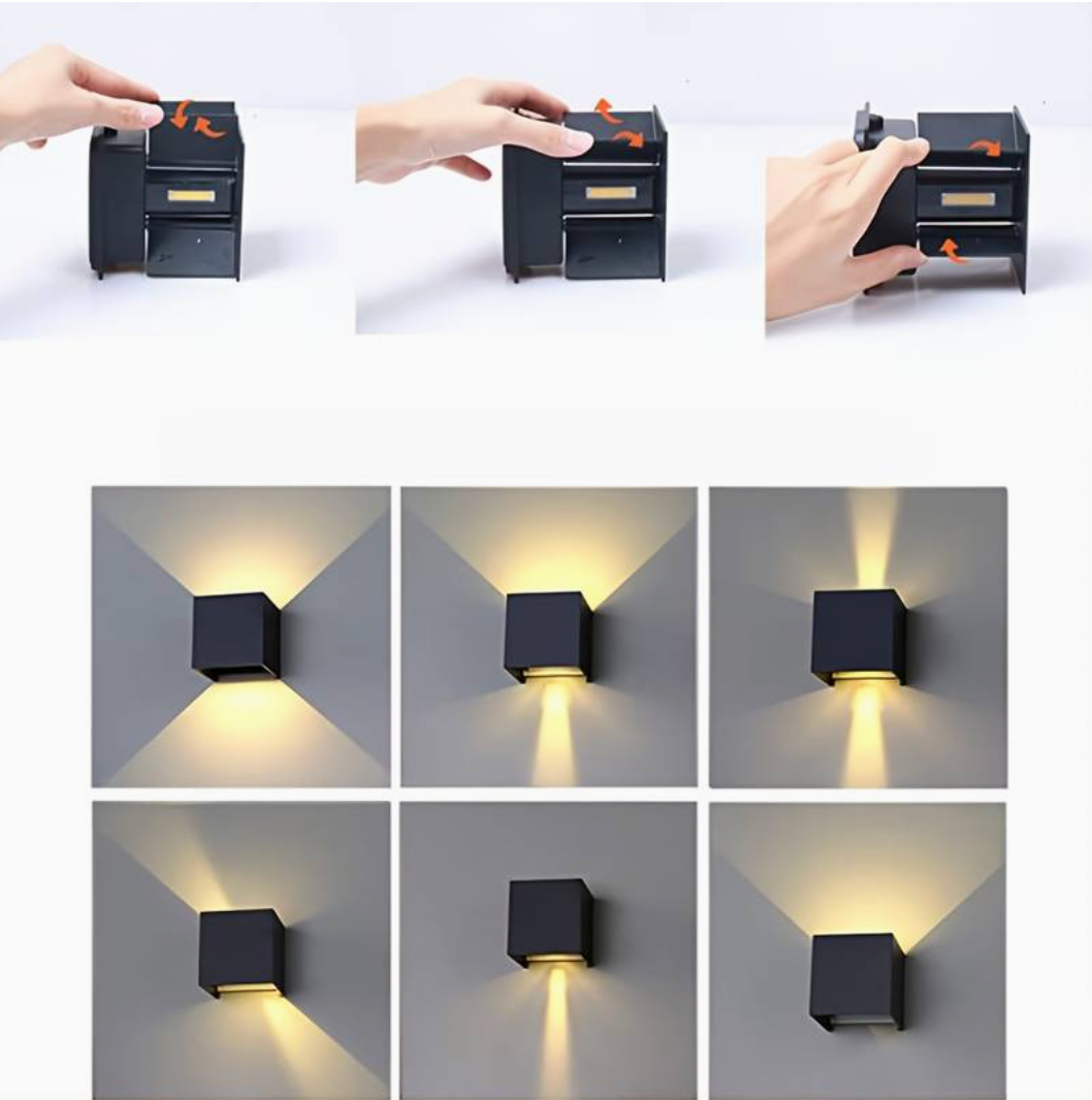 Draadloze Wandlamp met Sensor & USB Oplaadbaar – LED Sfeerverlichting voor Gang, Slaapkamer, Kast & Trap | Instelbare Lichtmodi | Sansoti