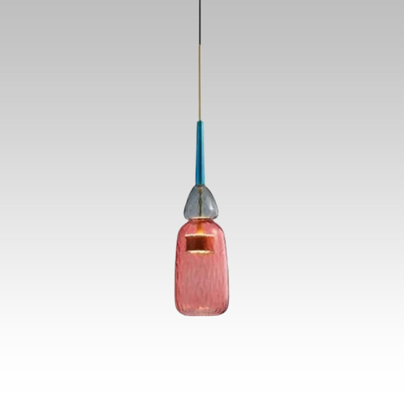Glazen Hanglamp Gekleurd Glas Verstelbaar 160mm Moderne Verlichting Eetkamer Woonkamer Slaapkamer Design | Sansoti