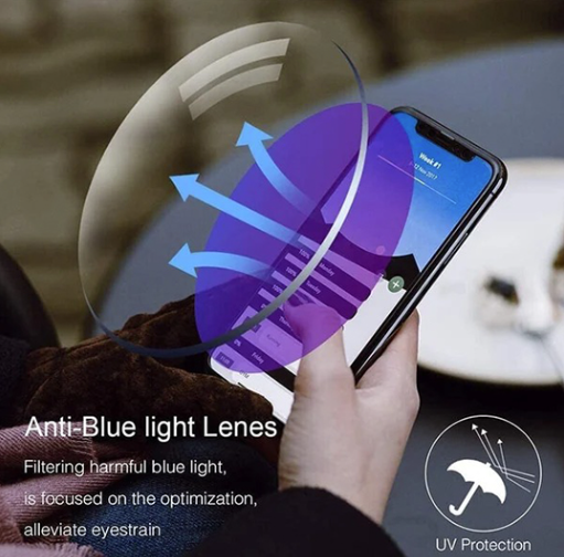Multifocale Leesbril met Blaulichtfilter – Progressieve Gleitsichtbril – Randloos Ultralight Design voor Computer en Lezen | Sansoti