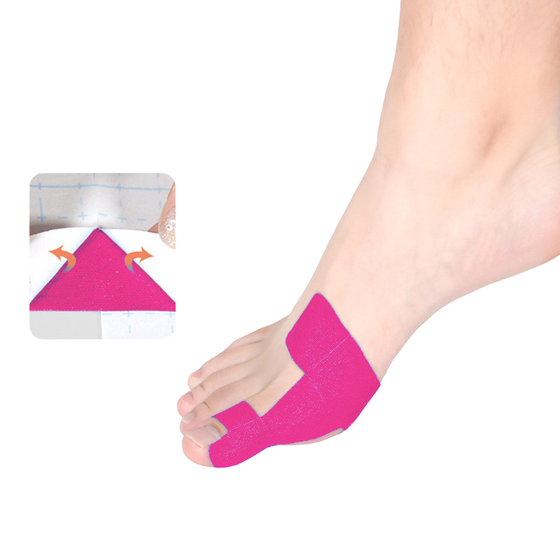 Toe Correction Tape for Hallux Valgus 80 Pieces Pre-Cut Breathable Cotton Bandage Foot Comfort Set | Sansoti